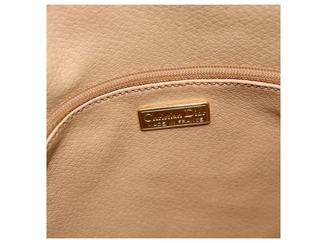 Borsa Christian Dior Trotter in tela PVC Nero Oro Auth 188382 - vista 18