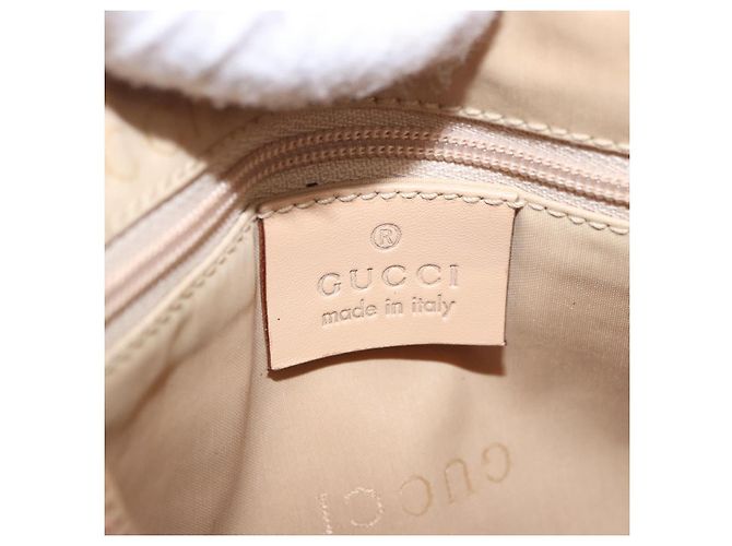Borsa a Spalla GUCCI Bamboo GG Canvas Rosa Oro 001 3870 Auth 189093V D'oro - vista 21