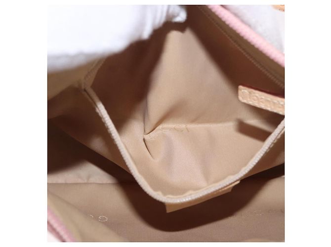 Borsa a Spalla GUCCI Bamboo GG Canvas Rosa Oro 001 3870 Auth 189093V D'oro - vista 25