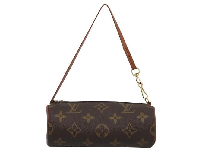 LOUIS VUITTON Monogram Papillon Pouch LV Auth BA13496 Monogramma - vista 13