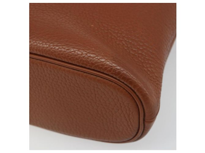 Borsa a tracolla Burberry in pelle marrone oro Auth hk3810 D'oro - vista 15