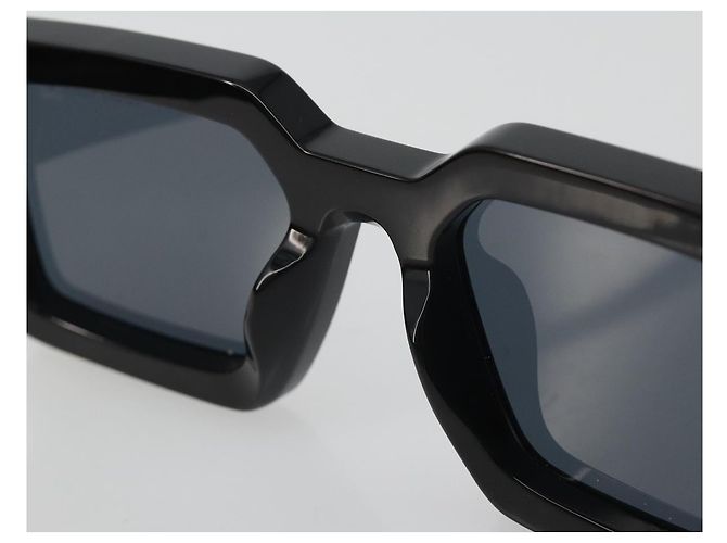 Gafas de sol LOUIS VUITTON LV Crush Pearl & Strass de plástico Z2396E LV Auth 186416M Negro - vista 14