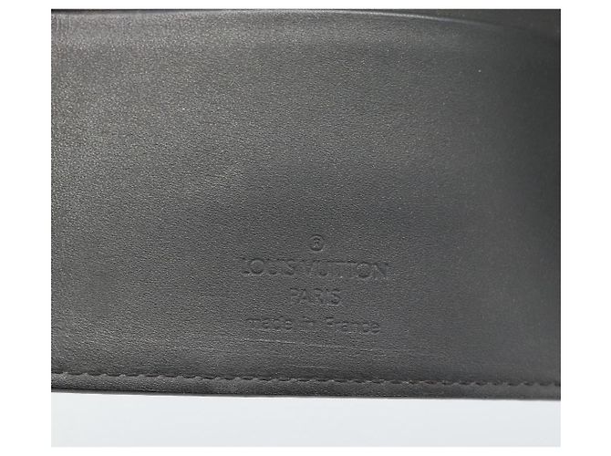 LOUIS VUITTON Monogram mat Agenda MM Day Planner Cover Black R20925 Auth BA13618 Negro - vista 18