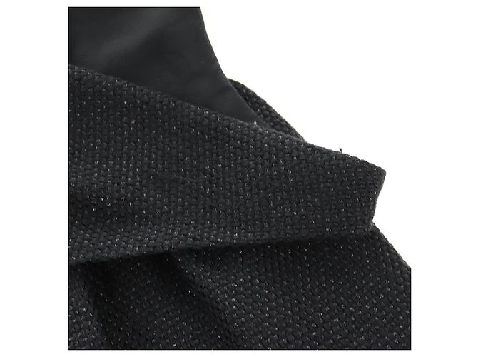 CHANEL Kleid Wolle Schwarz CC Auth BA13646SAM - Ansicht 21