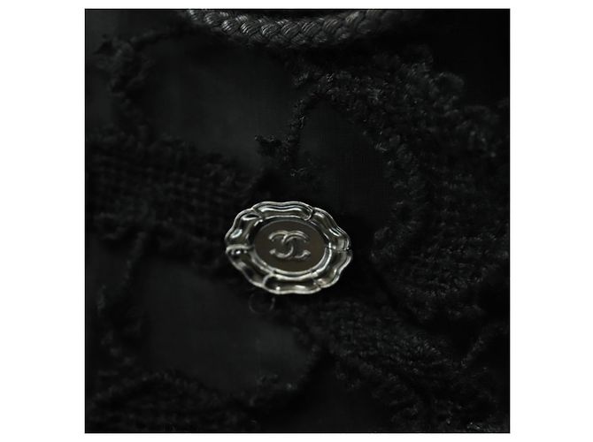 CHANEL Kleid Wolle Schwarz CC Auth BA13646SAM - Ansicht 7