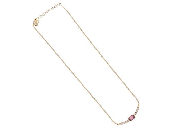 Christian Dior Halskette Metall Goldton Authentisch BA13642 - Ansicht 2