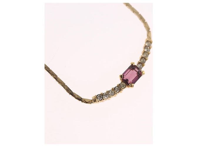 Christian Dior Halskette Metall Goldton Authentisch BA13642 - Ansicht 3