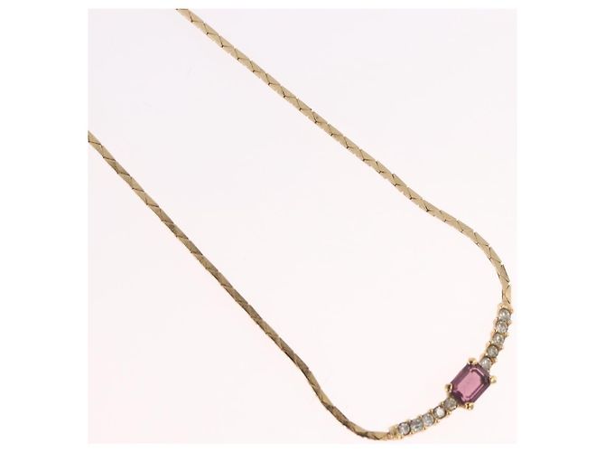 Christian Dior Halskette Metall Goldton Authentisch BA13642 - Ansicht 4