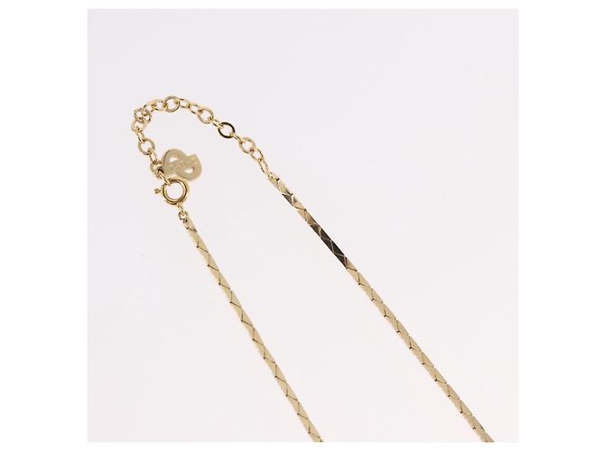Christian Dior Halskette Metall Goldton Authentisch BA13642 - Ansicht 7