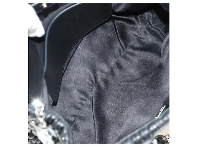 Borsa Miu Miu in pelle 2 way nera argento Auth 187138SAV Nero - vista 11
