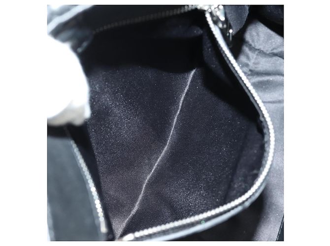 Borsa Miu Miu in pelle 2 way nera argento Auth 187138SAV Nero - vista 27