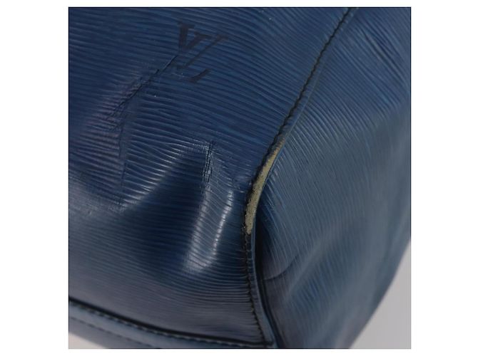 LOUIS VUITTON Epi Keepall 45 Boston Bag Blue M42975 LV Auth 187531 - vista 16