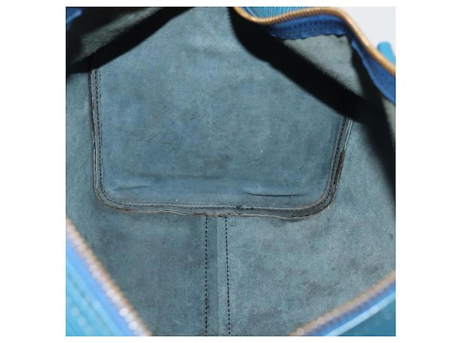 LOUIS VUITTON Epi Keepall 45 Boston Bag Blue M42975 LV Auth 187531 - vista 20