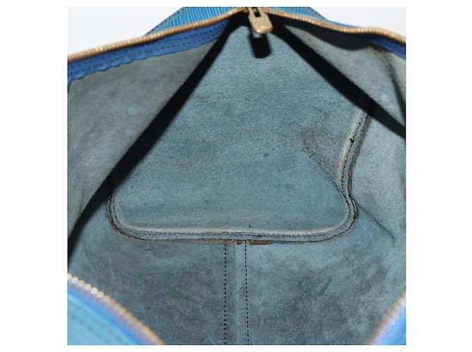 LOUIS VUITTON Epi Keepall 45 Boston Bag Blue M42975 LV Auth 187531 - vista 21