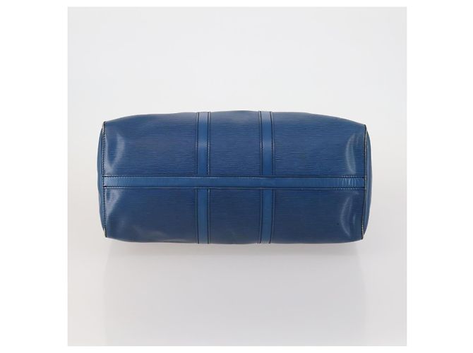 LOUIS VUITTON Epi Keepall 45 Boston Bag Blue M42975 LV Auth 187531 - vista 5