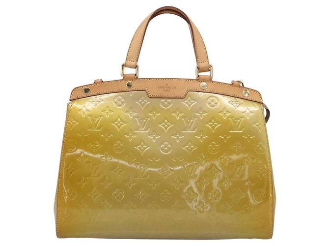 LOUIS VUITTON Borsa Monogram Vernis Blair GM 2way Beige Poodle M91754 Auth 188838 - vista 13