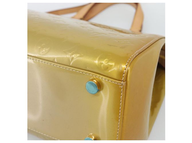 LOUIS VUITTON Borsa Monogram Vernis Blair GM 2way Beige Poodle M91754 Auth 188838 - vista 15