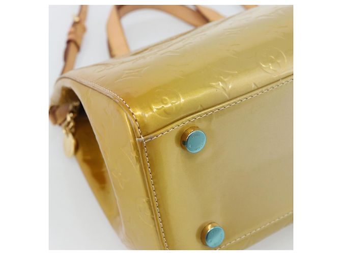 LOUIS VUITTON Borsa Monogram Vernis Blair GM 2way Beige Poodle M91754 Auth 188838 - vista 16