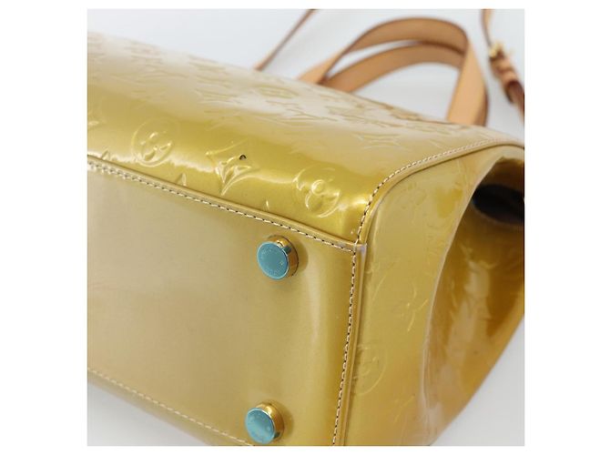 LOUIS VUITTON Borsa Monogram Vernis Blair GM 2way Beige Poodle M91754 Auth 188838 - vista 17