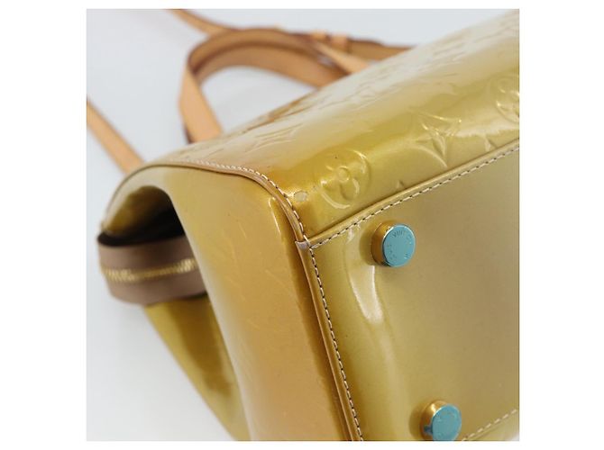 LOUIS VUITTON Borsa Monogram Vernis Blair GM 2way Beige Poodle M91754 Auth 188838 - vista 18
