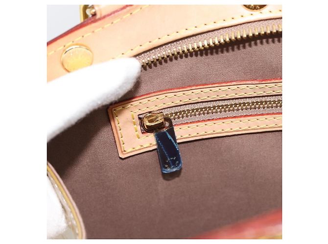 LOUIS VUITTON Borsa Monogram Vernis Blair GM 2way Beige Poodle M91754 Auth 188838 - vista 22