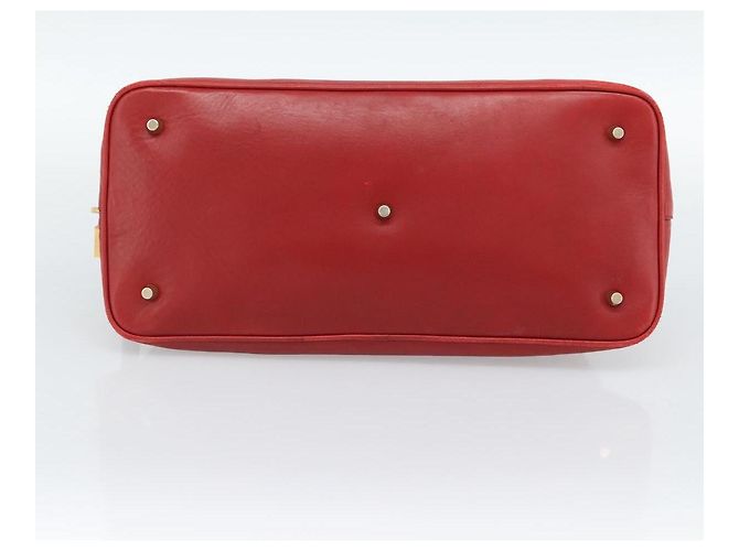 Borsa PRADA in pelle rossa e oro Auth 187417A Rosso D'oro - vista 5