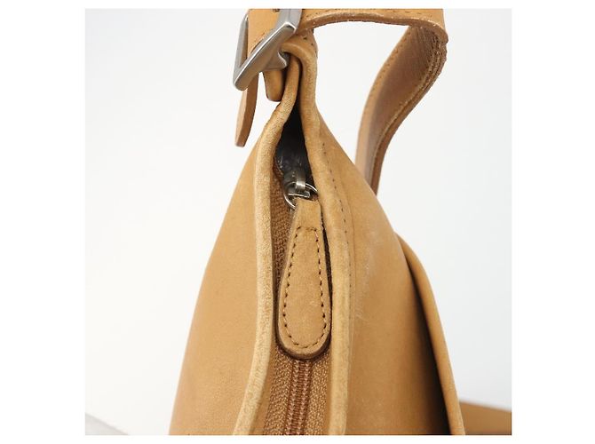 Borsa a Spalla Coach in Pelle Marrone Argento Auth 185288 - vista 10