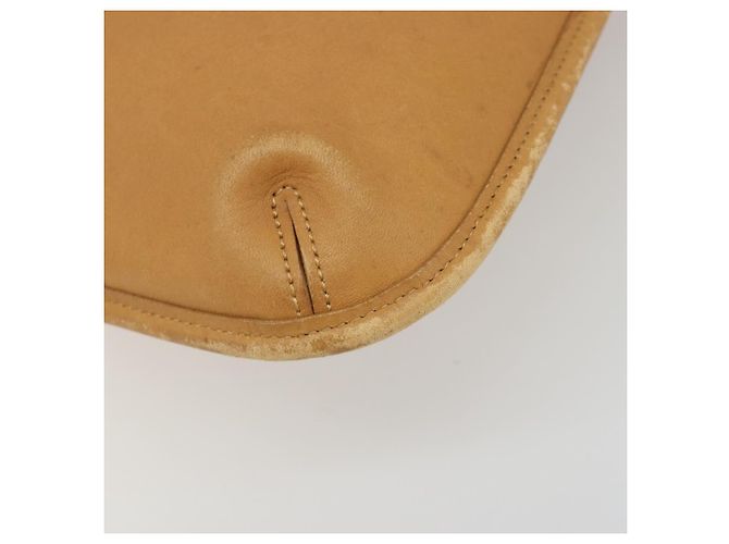 Borsa a Spalla Coach in Pelle Marrone Argento Auth 185288 - vista 15