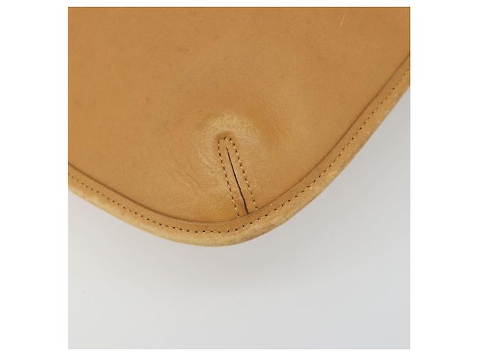 Borsa a Spalla Coach in Pelle Marrone Argento Auth 185288 - vista 16
