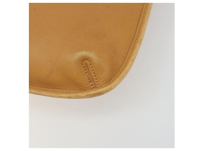 Borsa a Spalla Coach in Pelle Marrone Argento Auth 185288 - vista 9