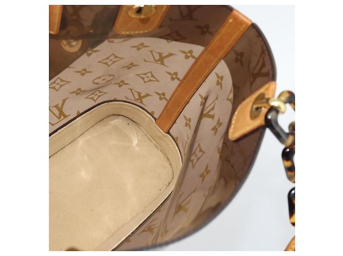 LOUIS VUITTON Borsa Tote Monogram Vinyl Cava Amble PM Marrone M92502 LV Auth ka4959 - vista 18