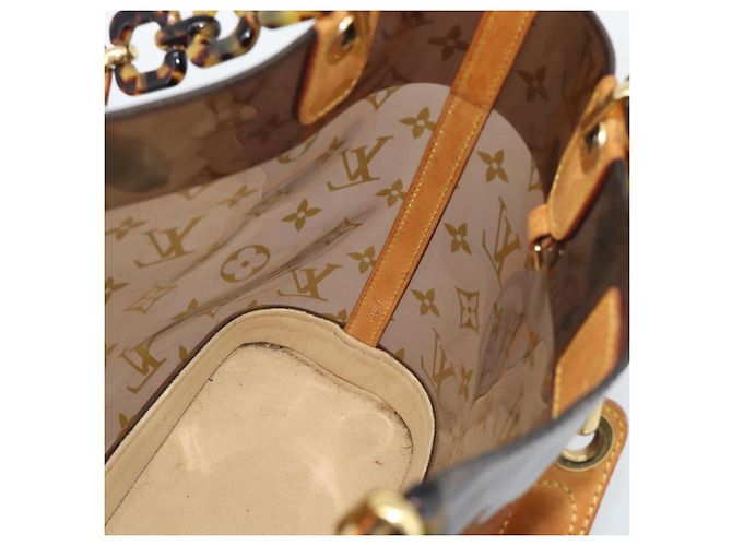 LOUIS VUITTON Borsa Tote Monogram Vinyl Cava Amble PM Marrone M92502 LV Auth ka4959 - vista 19