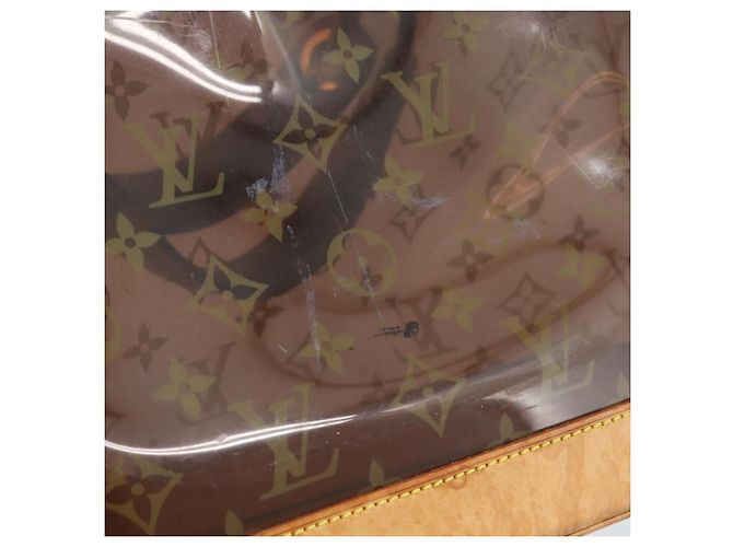 LOUIS VUITTON Borsa Tote Monogram Vinyl Cava Amble PM Marrone M92502 LV Auth ka4959 - vista 9