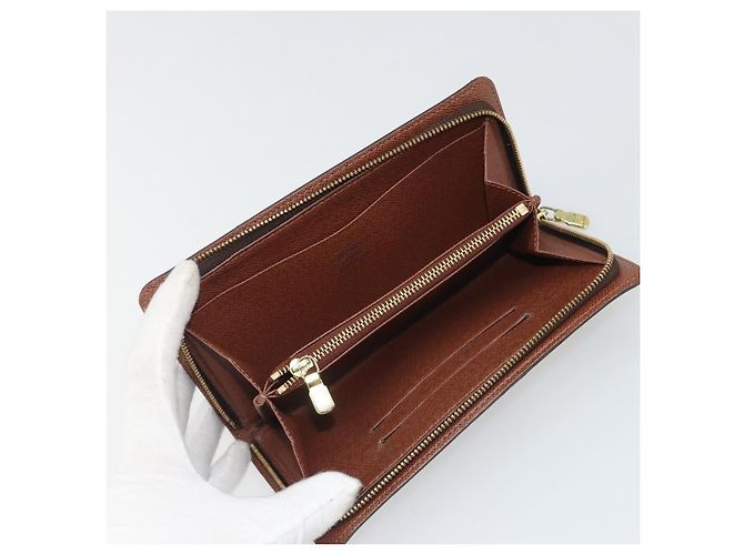 LOUIS VUITTON Monogram Panda Porte Monnaie Zip Long Wallet M61729 LV Auth 188739 Monogramma - vista 10