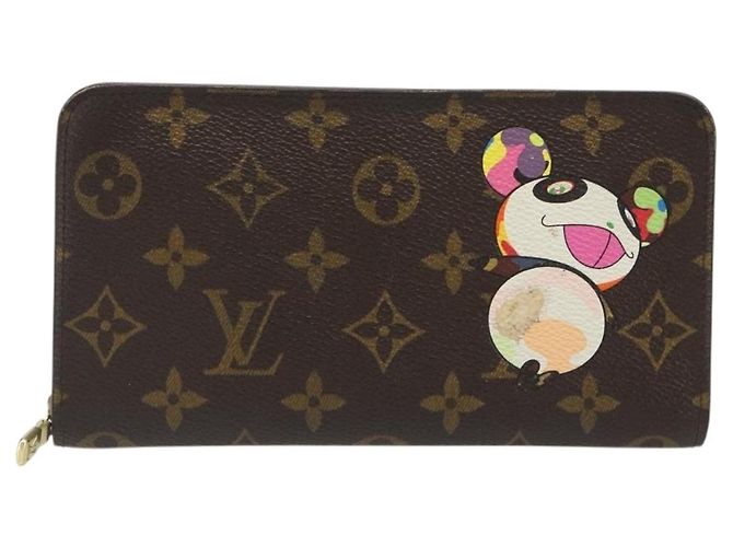 LOUIS VUITTON Monogram Panda Porte Monnaie Zip Long Wallet M61729 LV Auth 188739 Monogramma - vista 13