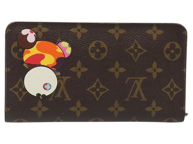 LOUIS VUITTON Monogram Panda Porte Monnaie Zip Long Wallet M61729 LV Auth 188739 Monogramma - vista 2