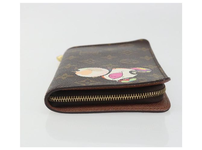 LOUIS VUITTON Monogram Panda Porte Monnaie Zip Long Wallet M61729 LV Auth 188739 Monogramma - vista 3