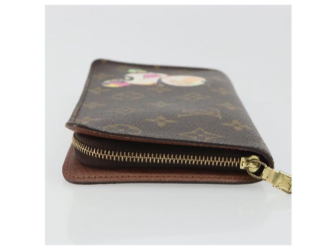 LOUIS VUITTON Monogram Panda Porte Monnaie Zip Long Wallet M61729 LV Auth 188739 Monogramma - vista 4