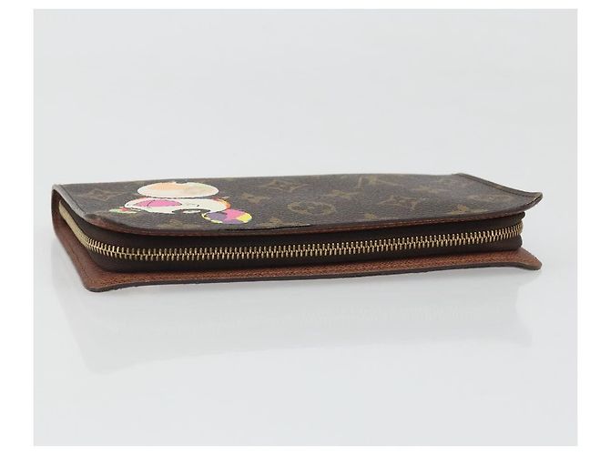LOUIS VUITTON Monogram Panda Porte Monnaie Zip Long Wallet M61729 LV Auth 188739 Monogramma - vista 5