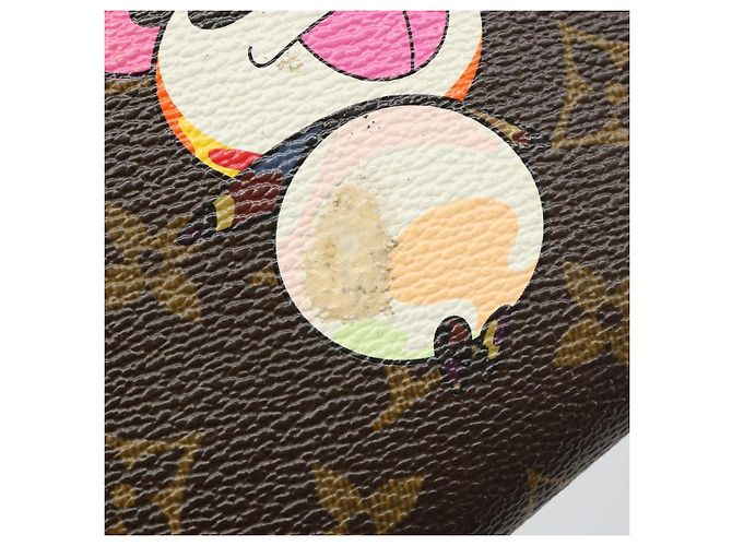 LOUIS VUITTON Monogram Panda Porte Monnaie Zip Long Wallet M61729 LV Auth 188739 Monogramma - vista 8