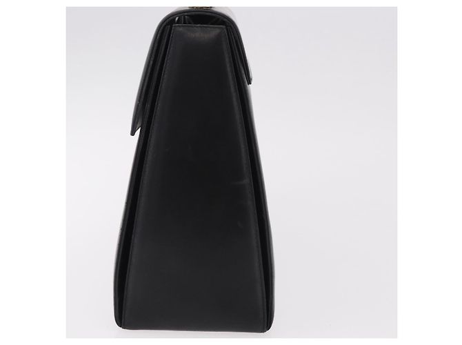 Borsa Salvatore Ferragamo Gancini in pelle nera e oro Auth 188245 Nero D'oro - vista 4