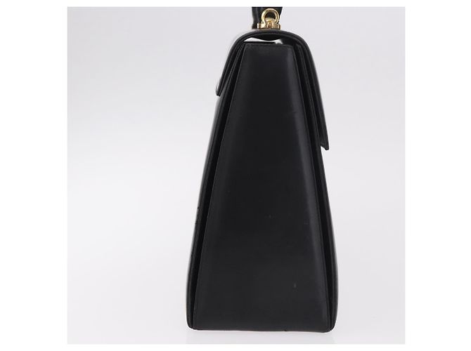 Borsa Salvatore Ferragamo Gancini in pelle nera e oro Auth 188245 Nero D'oro - vista 5