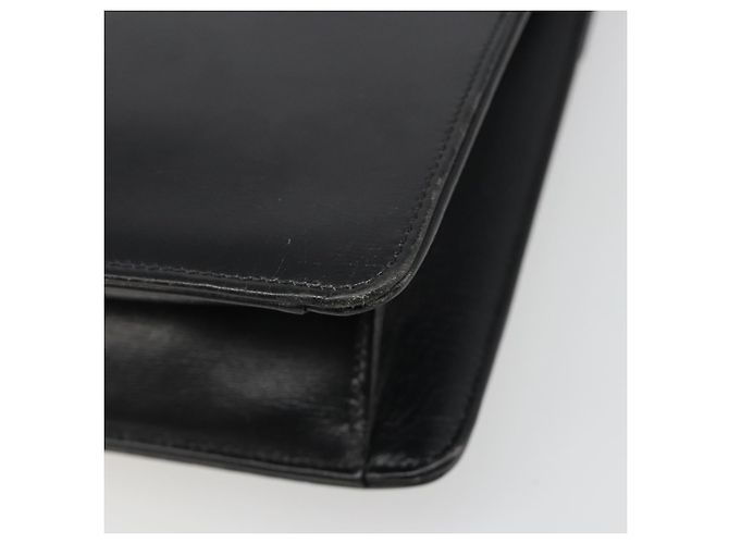 Borsa a Spalla Christian Dior in Pelle Nera e Oro Auth BA13501 Nero D'oro - vista 15