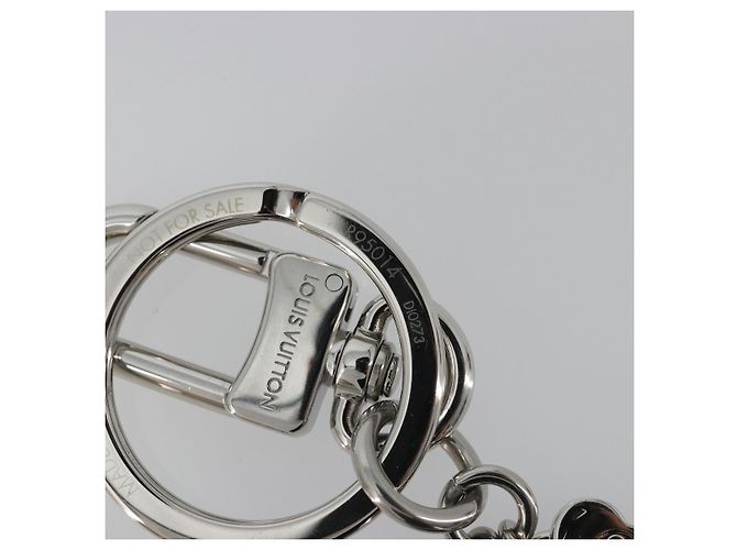 LOUIS VUITTON Portachiavi LV Puzzle Charm metal Silver R95014 LV Auth 187703M Argento - vista 10