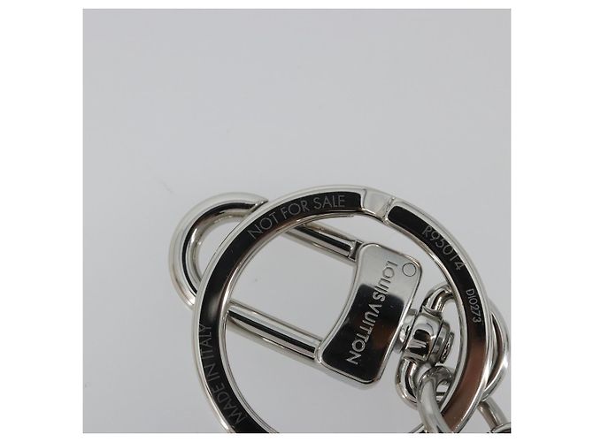 LOUIS VUITTON Portachiavi LV Puzzle Charm metal Silver R95014 LV Auth 187703M Argento - vista 11