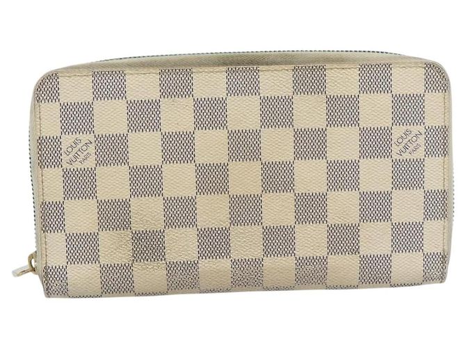 LOUIS VUITTON Portafoglio Monogram Damier Azur 2 Set LV Auth 187897 - vista 2