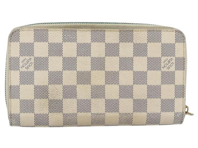 LOUIS VUITTON Portafoglio Monogram Damier Azur 2 Set LV Auth 187897 - vista 3