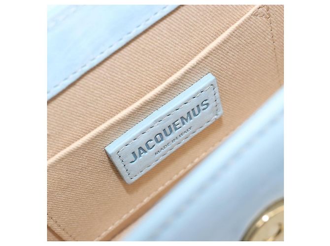 Borsa JACQUEMUS in scamosciato 2way Azzurro chiaro Oro Auth 188870M D'oro Blu chiaro - vista 11