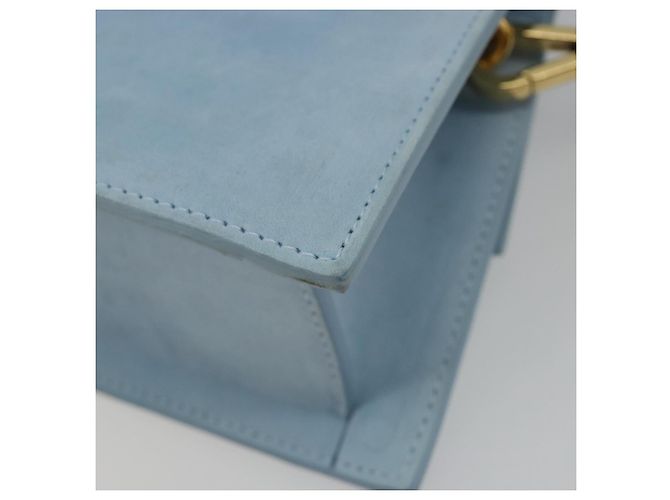 Borsa JACQUEMUS in scamosciato 2way Azzurro chiaro Oro Auth 188870M D'oro Blu chiaro - vista 18