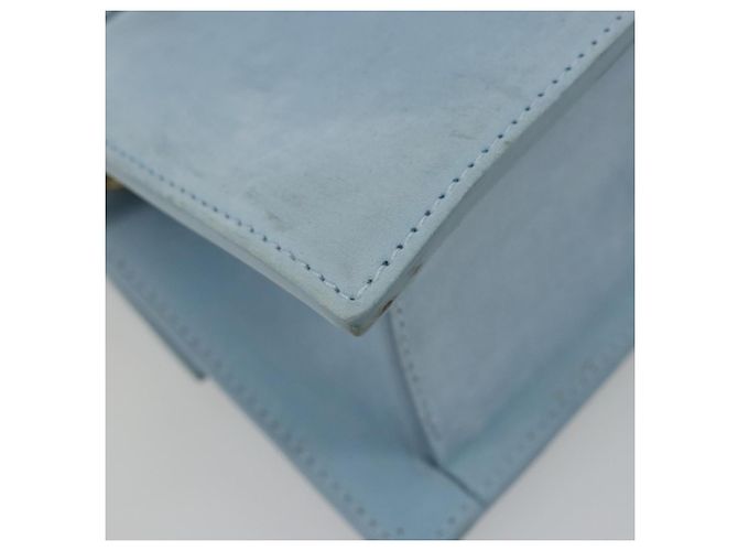 Borsa JACQUEMUS in scamosciato 2way Azzurro chiaro Oro Auth 188870M D'oro Blu chiaro - vista 19